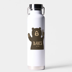 Adirondacks Peace Bear Water Bottle