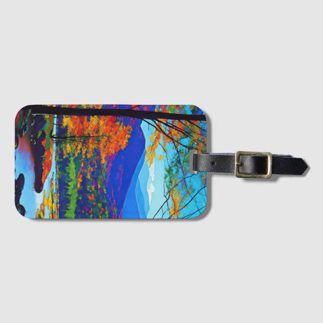 Adirondacks Remembered Luggage Tag (Front Horizontal)