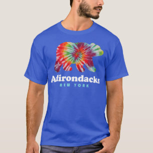 Adirondacks Tie Dye Bear Mountains Upstate T-Shirt