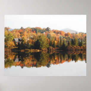 Adirondacks Upper Chub River North Elba Poster