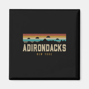 Adirondacks Vintage Mountains Hiking Camping New Y Magnet