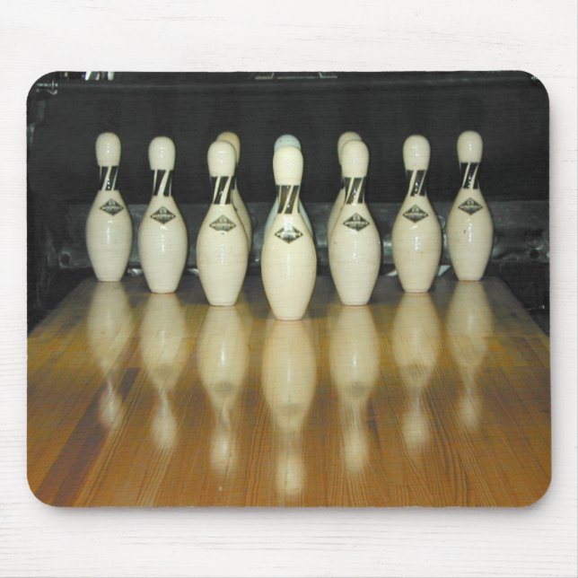 adirondak bowling pins mouse mat (Front)