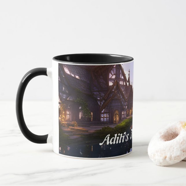 Aditi's Morning Tea Mug (With Donut)