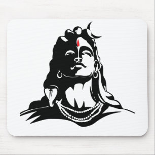 Adiyogi Mahadev Om Namah Shivaya Hindu Mouse Mat