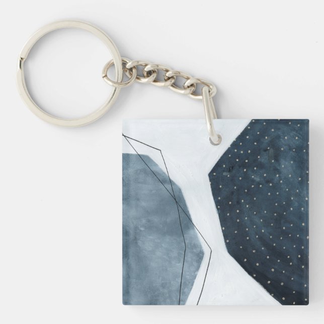 Adjacent Abstraction Key Ring (Front)