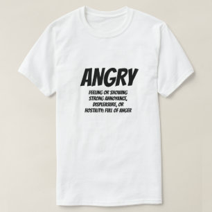 Adjective: Angry T-Shirt