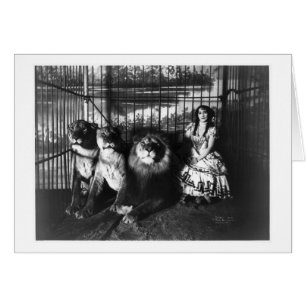 Adjie and the Lions 1899