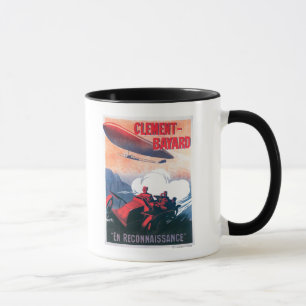 Adjudant Vincenot WWI Airship Promotional Poster Mug