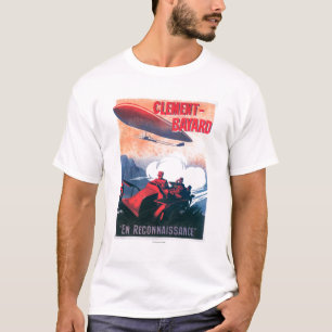 Adjudant Vincenot WWI Airship Promotional Poster T-Shirt