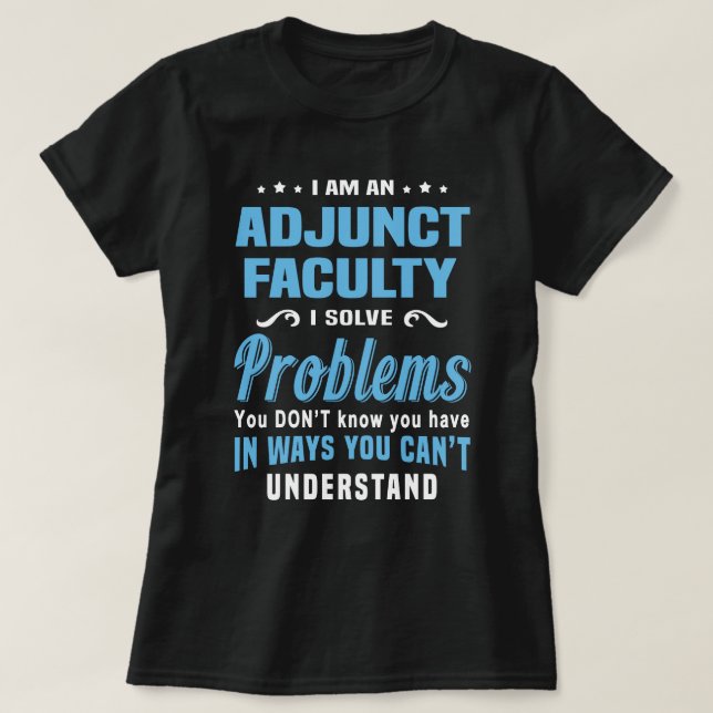 Adjunct Faculty T-Shirt (Design Front)