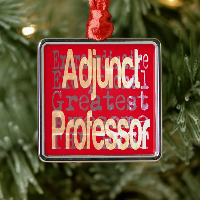 Adjunct Professor Extraordinaire Metal Tree Decoration (Tree)