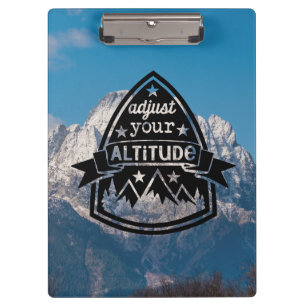 Adjust Your Altitude Clipboard