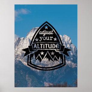 Adjust Your Altitude Poster