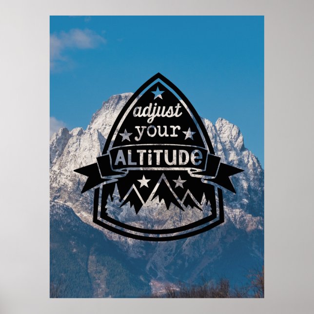 Adjust Your Altitude Poster (Front)