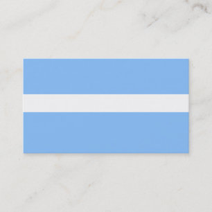 ADJUSTABLE Baby Blue & White Business Card