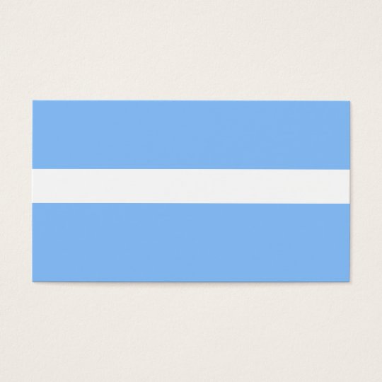 ADJUSTABLE Baby Blue & White Business Card