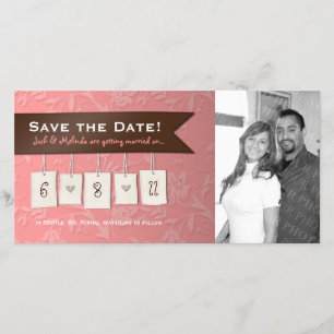 Adjustable Colour: DIY Save the Date Photo Cards