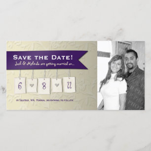 Adjustable Colour: DIY Save the Date Photo Cards