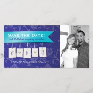 Adjustable Colour: DIY Save the Date Photo Cards