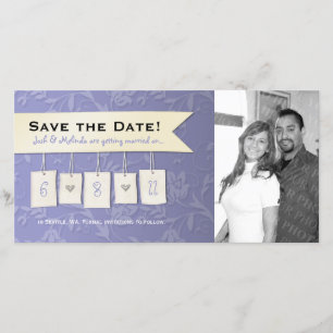 Adjustable Colour: DIY Save the Date Photo Cards