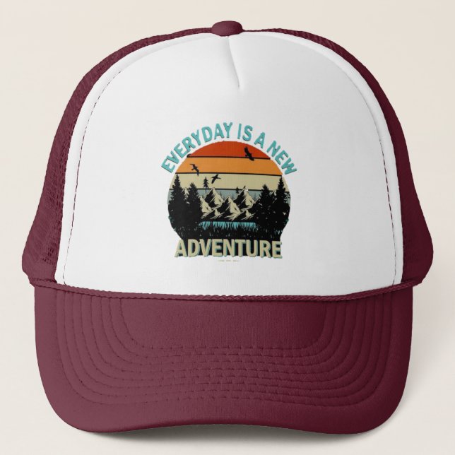 Adjustable from 17" to 24" 100% polyester foam fro trucker hat (Front)