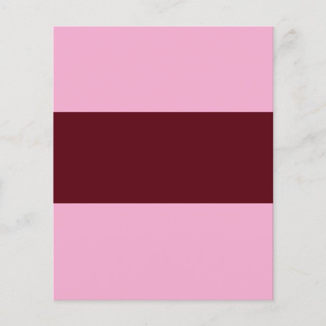 ADJUSTABLE Pink & Brown Flyer (Front)