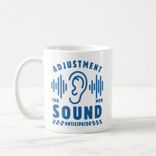 Adjustment sound anticipator coffee mug