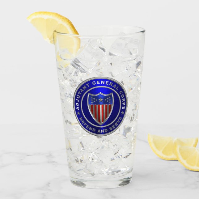 Adjutant General Corps Glass (Front Ice)