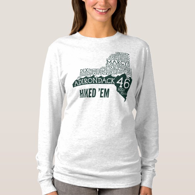 ADK46 Hiked Women's Long Sleeve T-Shirt (Front)