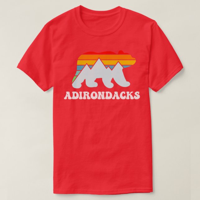 ADK Adirondack er High Peaks NY Bear T-Shirt (Design Front)