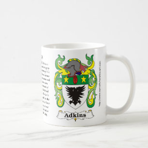 Adkins Family Coat of Arms mug