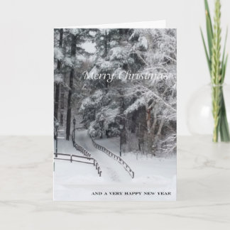 ADKs Merry Christmas ...the Road Less Travelled Holiday Card