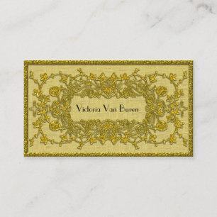 Adlamchelle Fall Elegant Professional Business Card