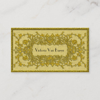 Adlamchelle Fall Elegant Professional Business Card