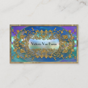 Adlamchelle Juniper Elegant Professional Business Card
