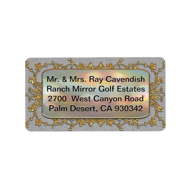 Adlamchelle Winter Elegant Label (Front)