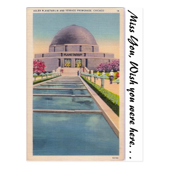 Adler Planetarium, Chicago, Illonois Postcard