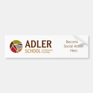 Adler School Bumper Sticker 1