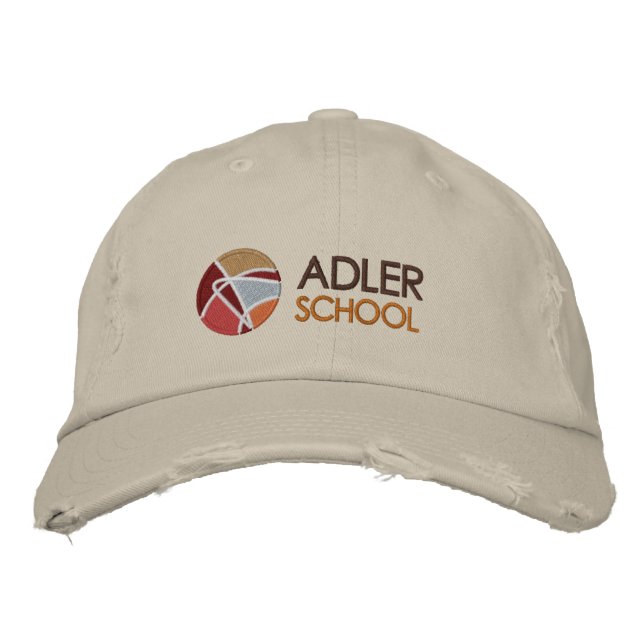 Adler School Embroidered Hat 3 (Front)
