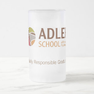 Adler School Frosted Glass Mug 2