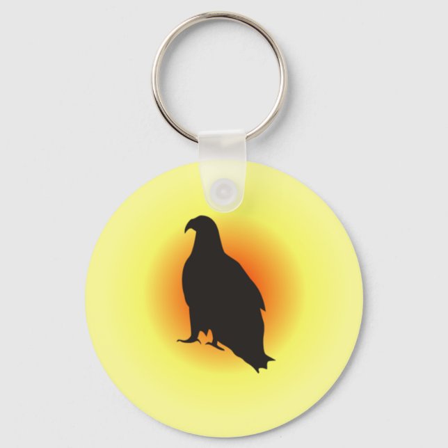 Adler Silhouette Key Ring (Front)