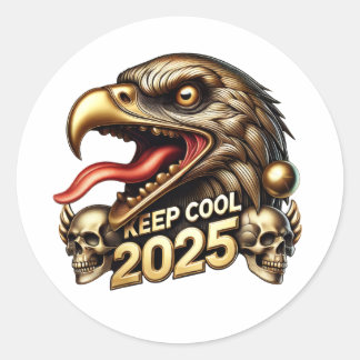 Adler snakes God of darkness keep cool 2025 Classic Round Sticker