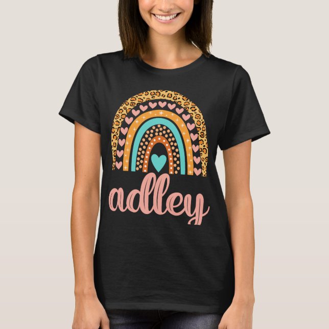 Adley Name Adley Birthday T-Shirt (Front)