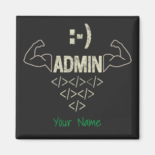 Admin Administrator IT Sysadmin Computer Scientist Magnet