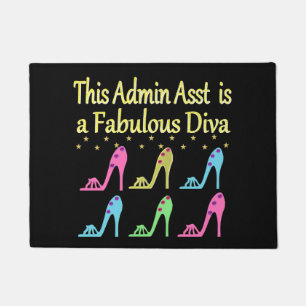 ADMIN ASST SHOE LOVER DESIGN DOORMAT