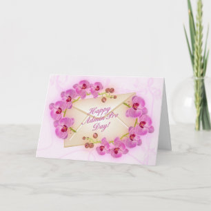 Admin Pro Day Orchids Card
