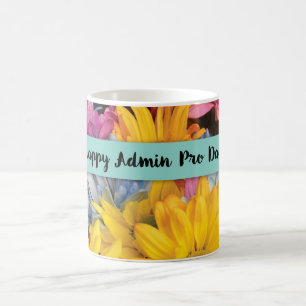 Admin Pro Day Thanks Gerbera Daisies Coffee Mug