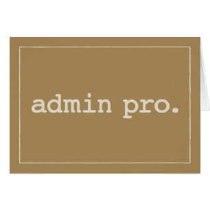 Admin Pro Definition on Admin Pro Day