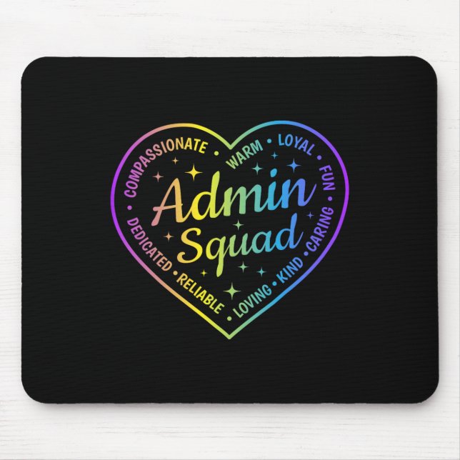 Admin Squad Definition Admin Istant Crew Back To S Mouse Mat (Front)