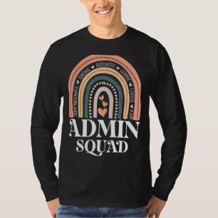 Admin Squad School Assistant Principal Crew Admini T-Shirt